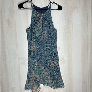 BCBGENERATION summer dress mint green, turquoise,‎ spaghetti straps, size XXS